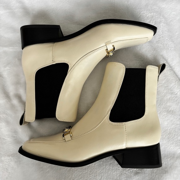 SAM EDELMAN Torance Chelsea Square Toe Ankle Leather Boot--NEW--7 - Picture 8 of 15
